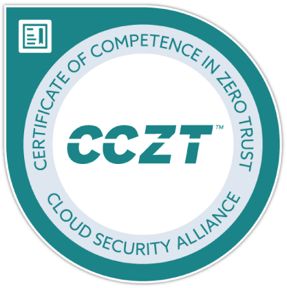 Cloud Security Alliance Certificate of Competence in Zero Trust