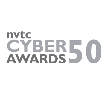 NVTC Cyber50 award badge